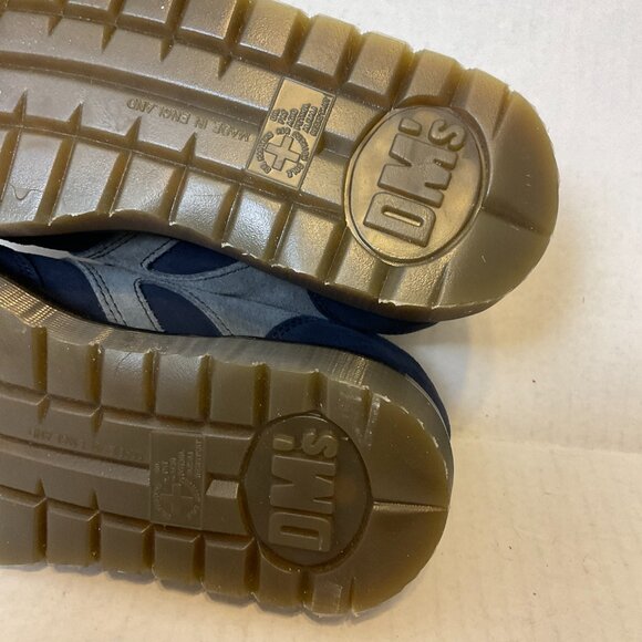 Dr. Marten's Sneaker Shoes US 5 Navy Blue Gray Detail Suede - Picture 11 of 11